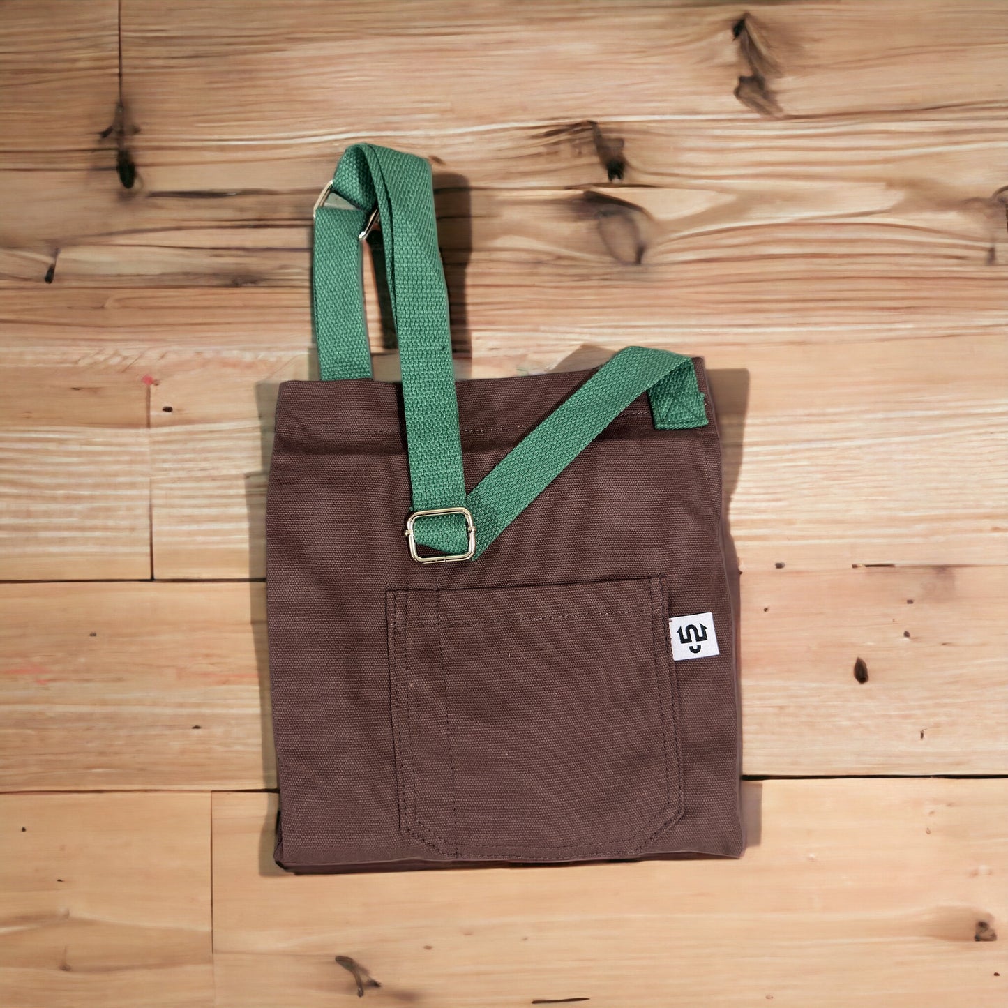 Bib Apron- Latte Brown