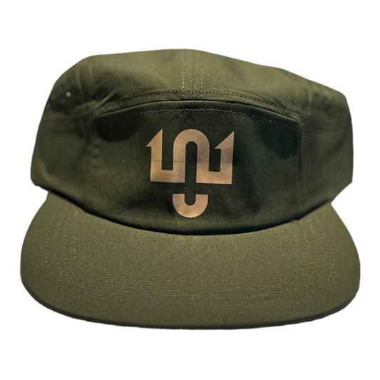 🫒 Olive Green Unstructured 5-panel chef hat